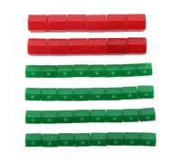 Sarini 44 Pezzi di Ricambio per Il Gioco Monopoly Case in plastica Parti di Gioco Accessori supplementari per Gli Amanti dei Giochi da Tavolo