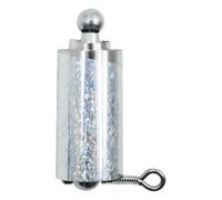 Sarini 51.2 "Canna Magica d'Argento, Bacchetta Magica Tascabile per Bastone Bacchetta Magica Elevata Bacchetta Magica per abilità sceniche, utilizzata per la magia delle Feste