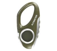 Sarini Altimetro Digitale con Gancio Portatile, barometro Multifunzionale, Orologio di direzione, Temperatura, previsioni del Tempo e visualizzazione dell'altitudine per Escursionismo e Arrampicata