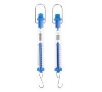 Sarini Bilancia a Molla Newton Force Gauge Bilancia a Molla Trasparente con graduazioni etichettate Strumento scientifico per misurare Forze Fino a 2,5 N e 10 N