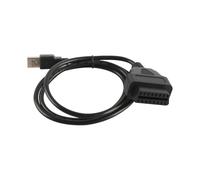 Sarini Cavo adattatore OBD2 a USB a 16 pin per la lettura dei codici di errore della diagnostica dell'auto e il monitoraggio della ECU 1 m