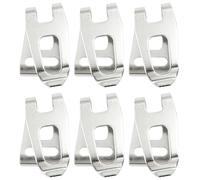 Sarini Clip per Gancio da Cintura di Ricambio da 6 Pezzi,Clip per Cintura per Trapano Elettrico Ganci di Ricambio per Clip Portautensili Adatto per Strumenti per Trapani a percussione Makita