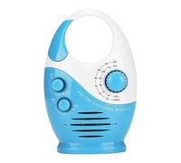 Sarini DAB/DAB+ Radio da doccia impermeabile, radio AM FM portatile con design a gancio, altoparlante incorporato, adatta per bagno, cucina, esterno