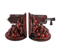 Sarini Fermalibri Decorativi in Resina Vintage Antiscivolo con Design Furious Dragon Slayer per Un Ornamento da scrivania Unico e per l'organizzazione dei Libri
