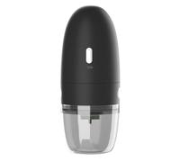 Sarini Macinacaffè Elettrico Portatile, Mini macinacaffè Elettrico Portatile, impostazioni di macinatura Multiple, con Spazzola per la Pulizia, Ricaricabile Tramite USB, per Cucina e Ufficio, Nero