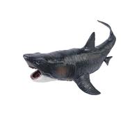 Sarini Modello Grande squalo, Statua di megalodonte, Modello Realistico di squalo, Simulazione di Animali marini preistorici, 27 cm
