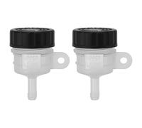 Sarini Serbatoio Liquido Freni Moto da 2 Pezzi, Accessori Kart da Spiaggia, Serbatoio Universale Cilindro Liquido Freni Posteriore per Moto per la Maggior Parte delle motociclette