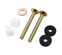 Sarini Set Viti bulloni Sedile WC Universale 2 Pezzi Resistente rondella Metallo Gomma Hardware Cerniera Montaggio Superiore