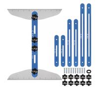 Sarini Strumento Modello Calibro pedate Scale Cassetta Attrezzi Scale Lunghezza Regolabile Misurazione Jig pedate Scale alzate tramezzi Blu