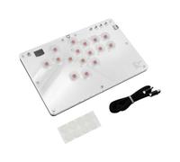 Sarini Tastiera da combattimento,console di gioco Arcade a 16 pulsanti,controller di gioco Joy-stick Stickless Arcade con RGB personalizzato per PC/P-S4/PS3/Switch