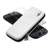 sarlar Custodia da trasporto con pellicola protettiva temperata per Nintendo Switch 2 2025, feltro rigido inodore, custodia protettiva portatile sottile contiene 14 carte da gioco, adatta per viaggi e