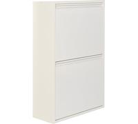 SARMOG Armadio 2 Ante Battenti in Metallo 60x25x88h cm colore Bianco Multiuso - AS204 AAS2040BI