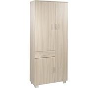 Sarmog Armadio 3 ante 1 cassetto h 178 cm colore Olmo Chiaro