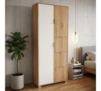 SARMOG Armadio Guardaroba 2 ante battenti 83x29x190 QUADRANTE 0992461
