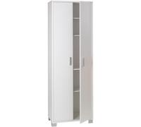 SARMOG armadio guardaroba Bianco 4 ripiani 2 porte 183 cm