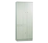 Sarmog Armadio multiuso tre ante un cassetto Eucalipto 77x34x h183 cm