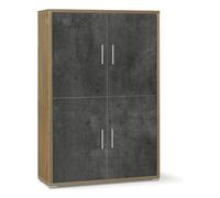 Sarmog DOUBLE Db834k Base Noce stelvio e Ossido nero (110cm) Mobile KIT