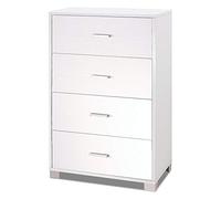 KIT MOBILE CASSETTIERA 4 POSTI H112 L70 P41 Cm FINITURA BIANCO FIAMMATO SARMOG 7