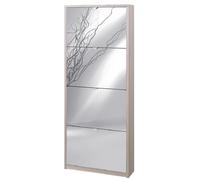 Armadio scarpiera slim olmo con 4 ante a specchio Scarpiere sarmog scarpe