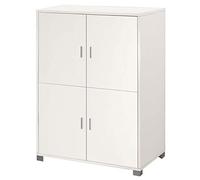 KIT MOBILE ARMADIO 4 RIPIANI H162 L107 P41 FINITURA BIANCO FIAMMATO SARMOG 734k