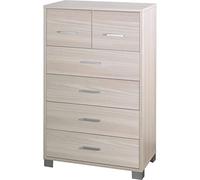 Sarmog Mobile quadrante 6 cassetti h 112 cm colore Olmo Chiaro