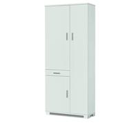 Armadio Con 3 Ante E 1 Cassetto: Bianco Fiammato