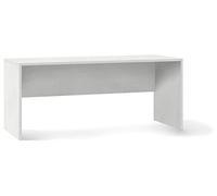 KIT SCRIVANIA UFFICIO H76 L180 P69 Cm FINITURA BIANCO OSSIDO SARMOG Db630k