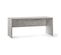 SCRIVANIA DA UFFICIO H76 L180 P69 Cm FINITURA CEMENTO SARMOG Db630k