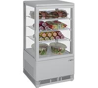Saro 330 - 10001 Mini frigo di convezione raffreddamento vetrina, Plastica, SC 70, 70 L, Bianco