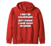 Sarò Anche Daltonico, Ma So di Stare Bene in Verde Felpa con Cappuccio