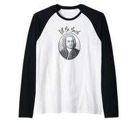 Sarò Bach - Ritratto di Bach Il compositore Maglia con Maniche Raglan