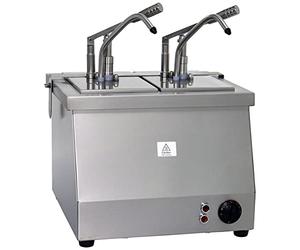 Saro Bainmarie 2X1/4 GN 200 con dispenser BM-0214
