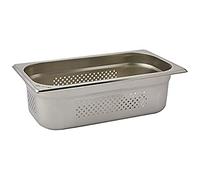SARO BUDGET LINE - Contenitore GN 1/3 GN, in acciaio inox, da 4 l, 100 mm di profondità, per vaporiere e vasche scaldavivande