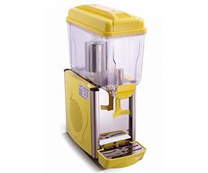 SARO COROLLA 1G - Dispenser di bevande fredde, da 12 l, regolabile digitalmente, con sistema agitatore anti-schiuma, in acciaio inox/plastica, con temperatura da +3 a +8 °C