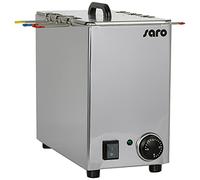 SARO DAMO - Cuociuova, per 6 uova, in acciaio inox, con termostato regolatore e di sicurezza, marcature di colore diverso, temperatura da 0 a 90 °C, da 1,2 kW
