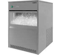 SARO EB 26 - Macchina per cubetti di ghiaccio, 26 kg/24 h, con cavità da Ø 28 x H 40 mm, in acciaio inox, con serbatoio da 6 kg, sistema di ricircolo