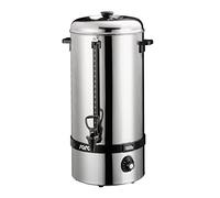 SARO HOT DRINK - Bollitore per vin brulé/distributore di acqua calda per gastronomia e buffet, da 19 l, acciaio inox, temperatura regolabile, rubinetto di sicurezza, per bevande calde, 2,4 kW, 230 V