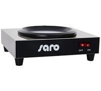 SARO HP1 - Piastra riscaldante, per caffettiere fino a 110 mm di diametro, in acciaio inox da 80 °C, compatta, da 230 V e 80 W