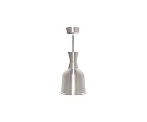 SARO LUCY - 1 lampada riscaldante, per attacchi E27 (massimo 250 W), con cavo da 1,9 m, altezza regolabile, di colore bianco, per buffet e cucine