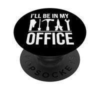 Sarò nel mio ufficio divertente falegname PopSockets PopGrip Adesivo
