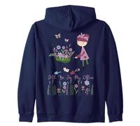 Sarò nel Mio Ufficio, Mamma, Divertente, Giardiniere Felpa con Cappuccio