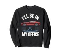 Sarò Nel Mio Ufficio Meccanico Garage Auto Repair Padre Felpa
