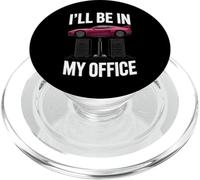 Sarò Nel Mio Ufficio Meccanico Garage Auto Repair Padre PopSockets PopGrip per MagSafe
