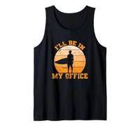 Sarò nel Mio Ufficio Surfing Surfboard Canotta