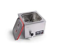 SARO RIVOLI - Fornello per cottura sottovuoto, con pompa di circolazione, rubinetto di scarico, controllo digitale, per GN 2/3 e 7-14 l di acqua, acciaio inox, temperatura da 45 a 95 °C
