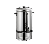SARO SAROMICA 6010 - Macchina da caffè da 10 l, per 70 tazze, acciaio inox, con filtro rotondo, funzione di infusione e mantenimento del calore, rubinetto di sicurezza, indicatore di vetro, 1,5 kW