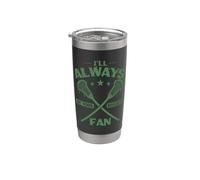 Sarò sempre il tuo più grande fan lacrosse Bicchiere termico in acciaio inox doppia parete