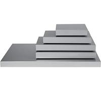 SARO STAY COOL - Piastra di raffreddamento in formato GN 1/6, in alluminio/EPS, con elementi raffreddanti, temperatura sotto +8 °C per almeno 3 ore, piedini in gomma, per buffet ed esterni