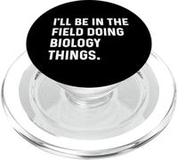 Sarò sul campo facendo cose di biologia scienza biologica PopSockets PopGrip per MagSafe
