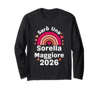Sarò Una Sorella Maggiore 2026 Annuncio Gravidanza Maglia a Manica